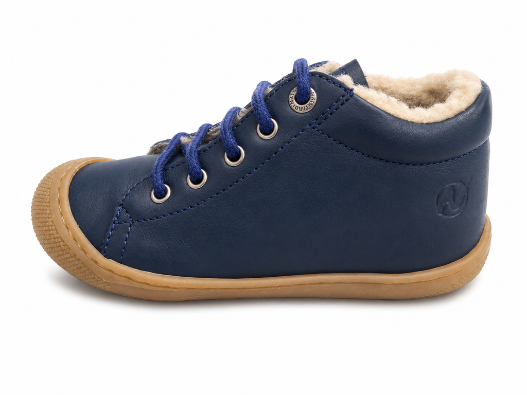 Naturino Coco Lauflernschuh Blau gefüttert – Winter
