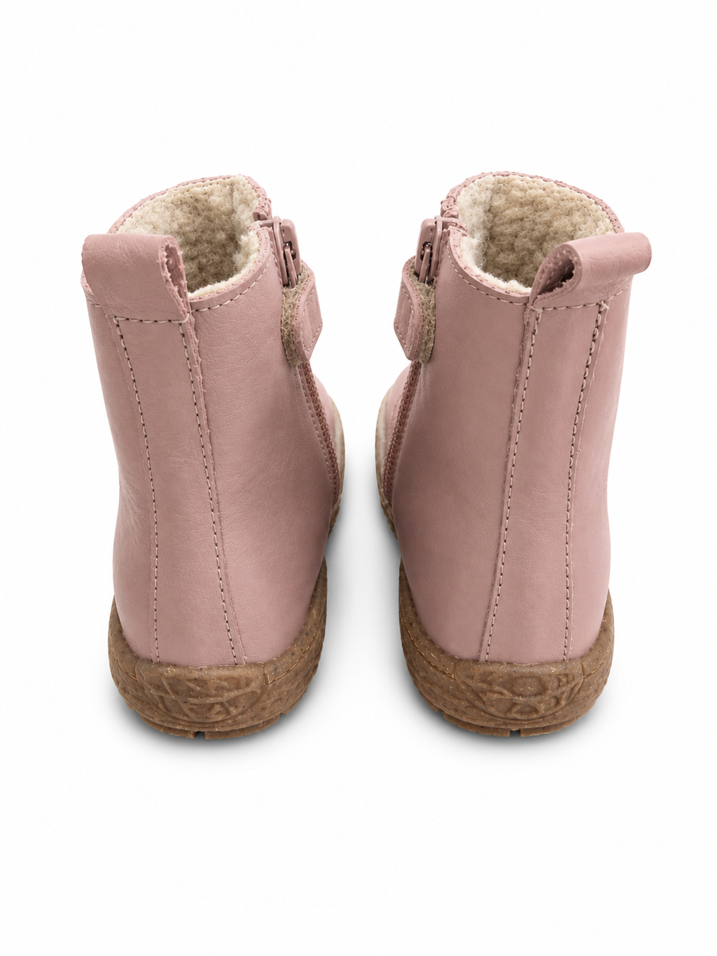 Kinder Chelsea Boots Dunes Altrosa gefüttert – Leder