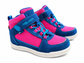 Trollkids Gryllefjord Mid Cut Kindersneaker Blau Pink – Outdoor