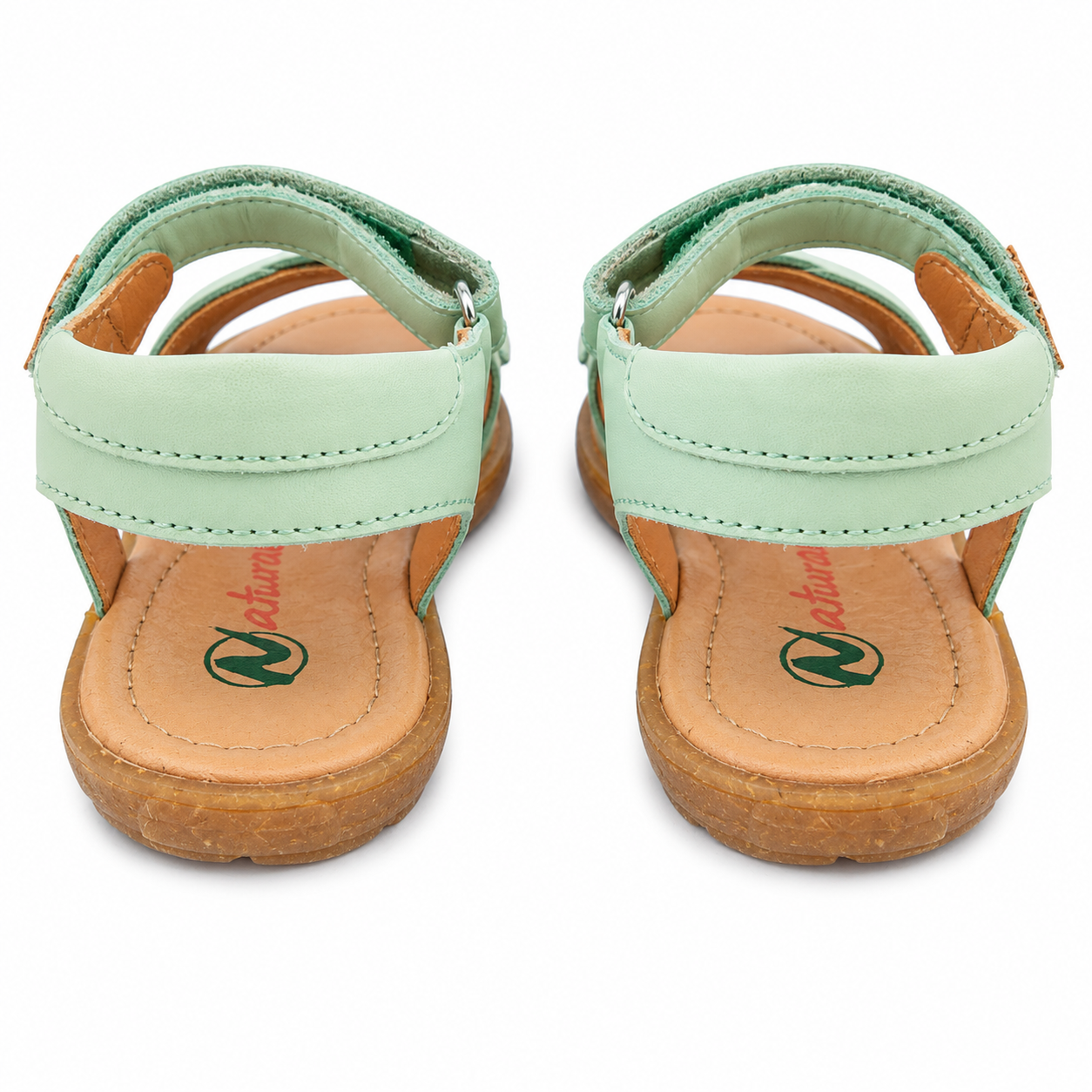 Naturino Sunset Kindersandale Mint Leder – Klettverschluss
