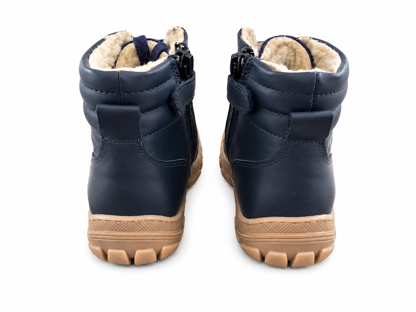 Naturino Radar Winterstiefel Marineblau gefüttert – Schnürung