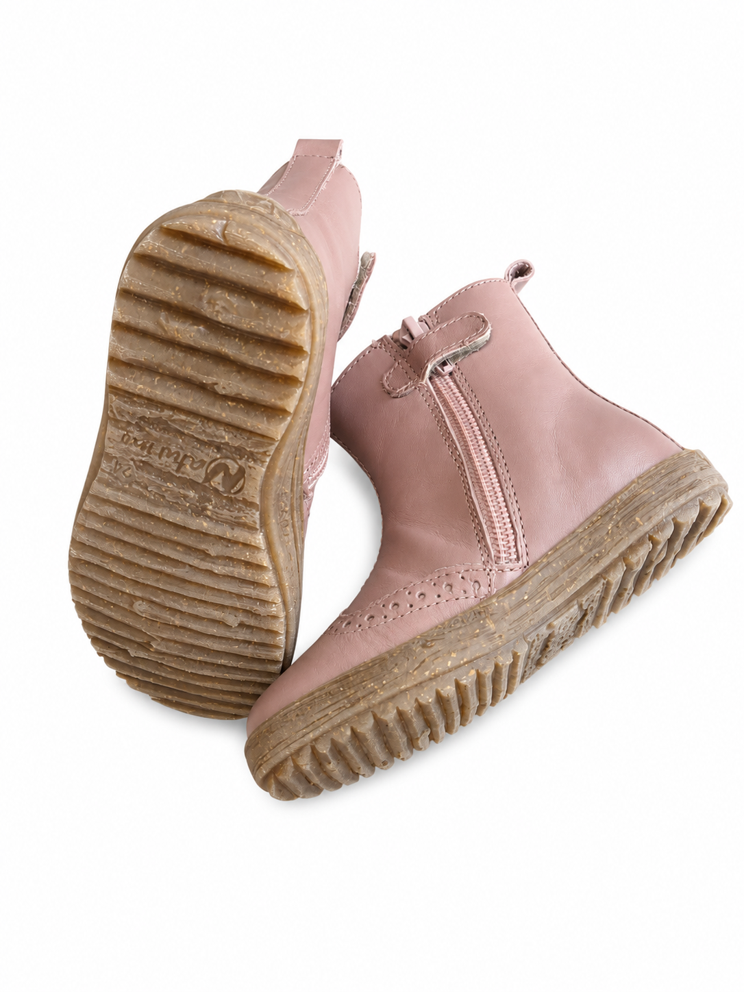 Kinder Chelsea Boots Dunes Altrosa gefüttert – Leder