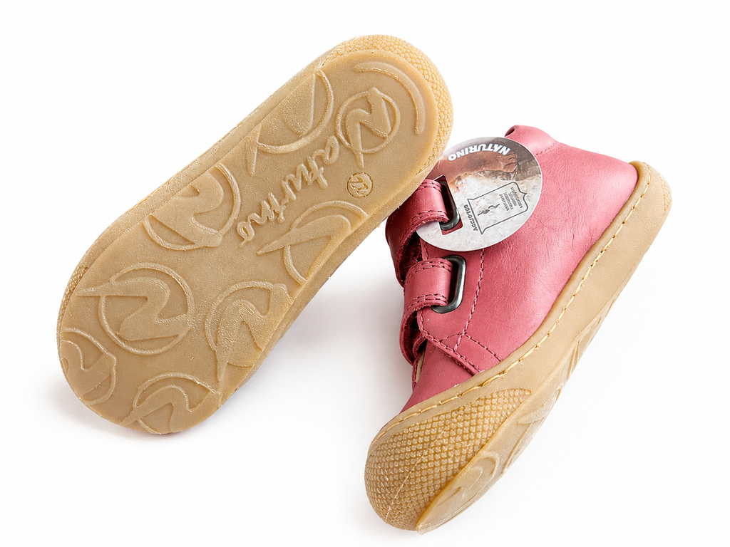 Naturino Cocoon Lauflernschuh Rot – Klettverschluss