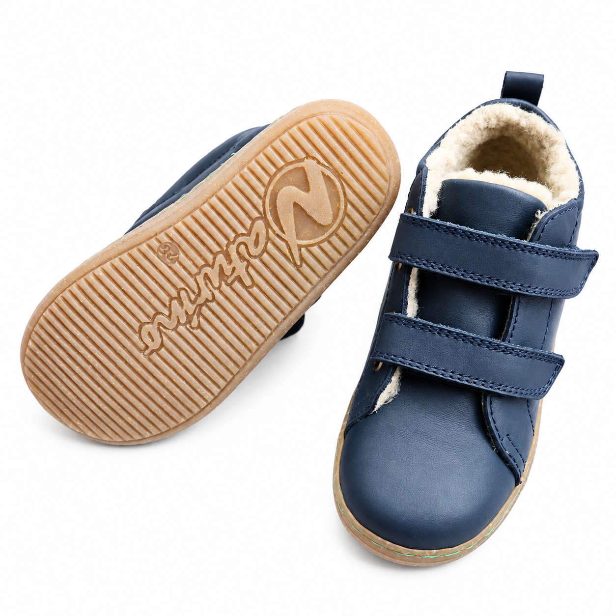 Naturino Windy Lauflernschuh Marineblau gefüttert – Klett