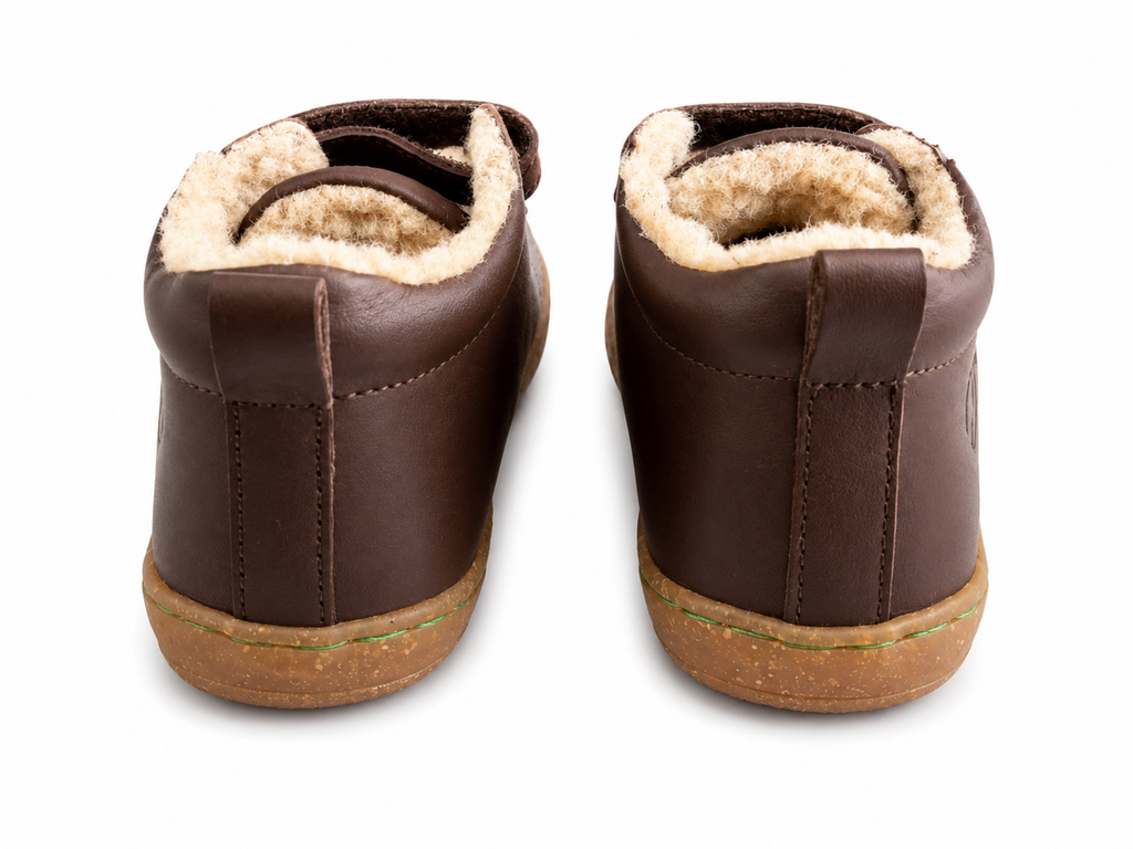 Naturino Windy Lauflernschuh Braun gefüttert – Klett