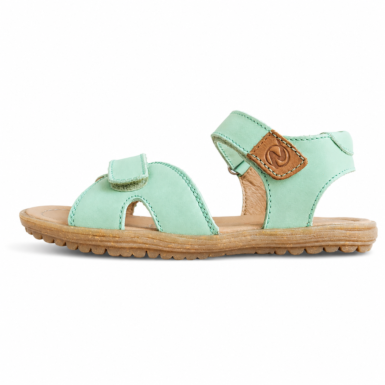 Naturino Sunset Kindersandale Mint Leder – Klettverschluss