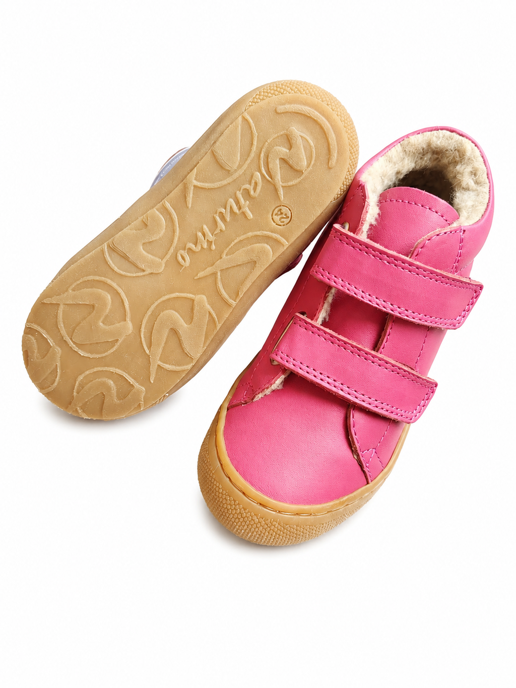 Naturino Cocoon Lauflernschuh Pink gefüttert – Klett