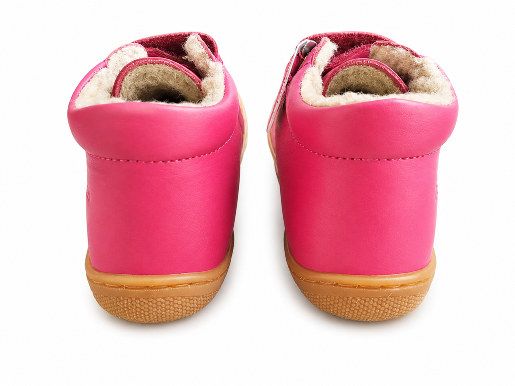 Naturino Cocoon Lauflernschuh Pink gefüttert – Klett