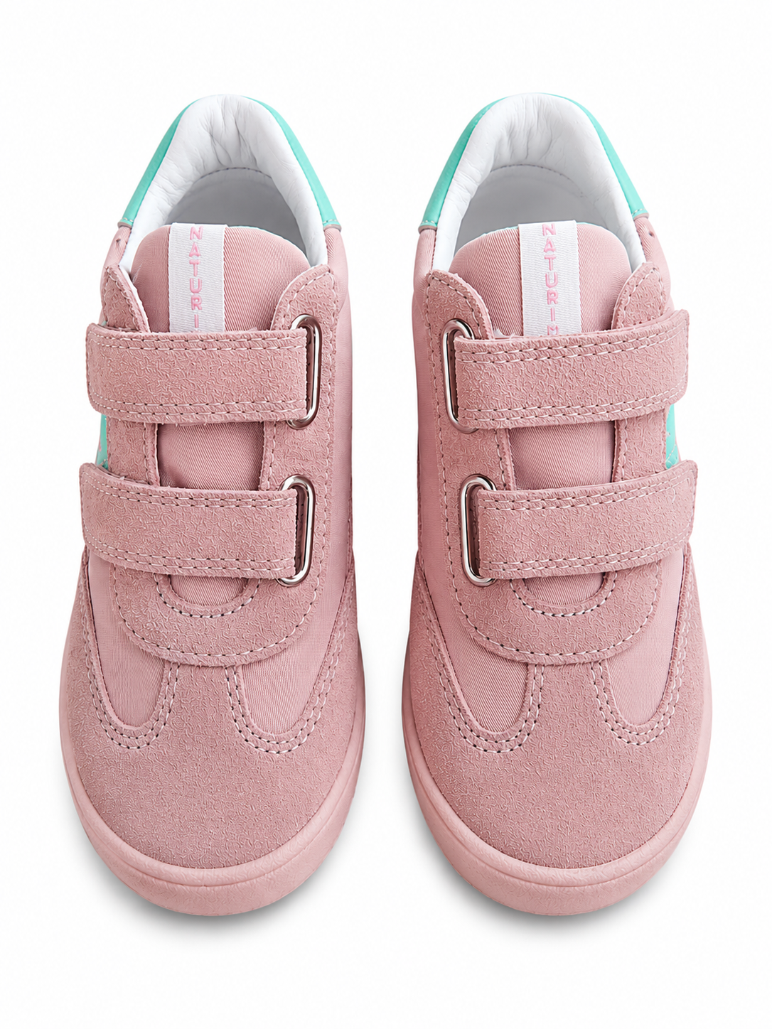 Naturino Go Kindersneaker Rosa Mint – Klettverschluss