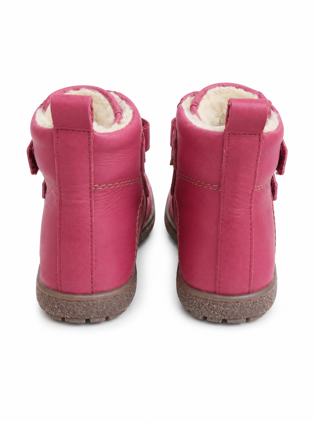 Bisgaard Salme Winterstiefel Pink gefüttert – Klettverschluss