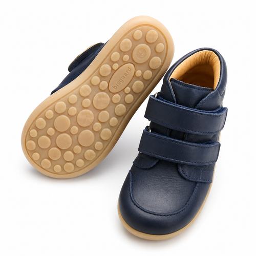 Bisgaard Lauflernschuh Marineblau – Klettverschluss