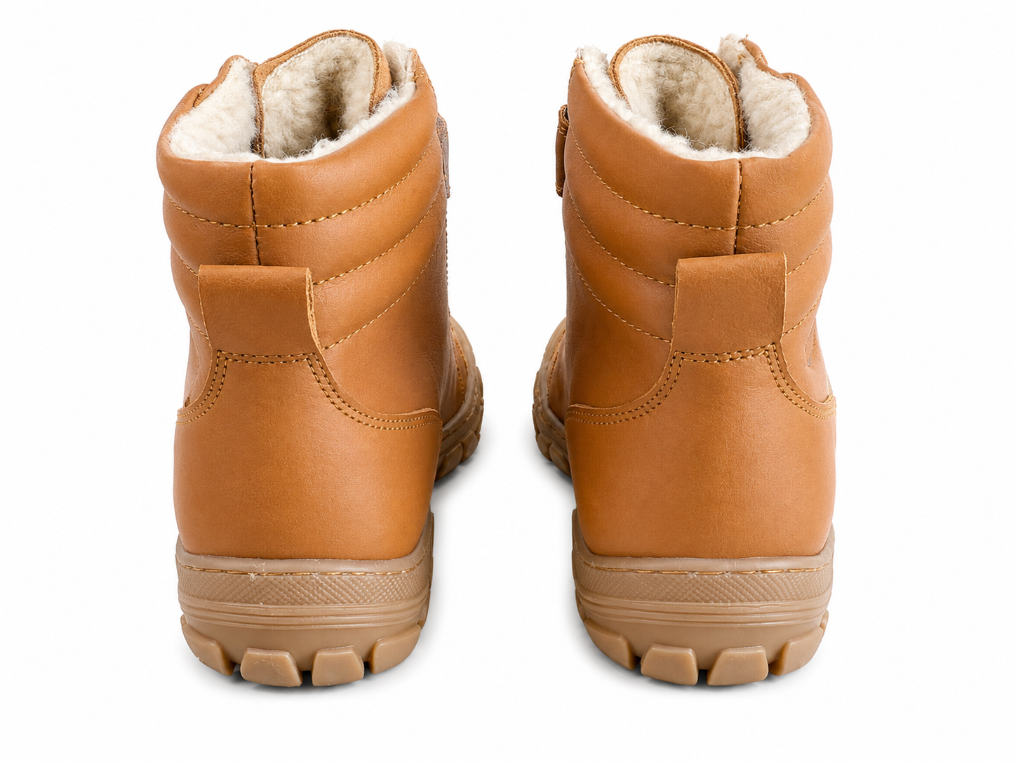 Naturino Radar Winterboots Cognac gefüttert – Klettverschluss