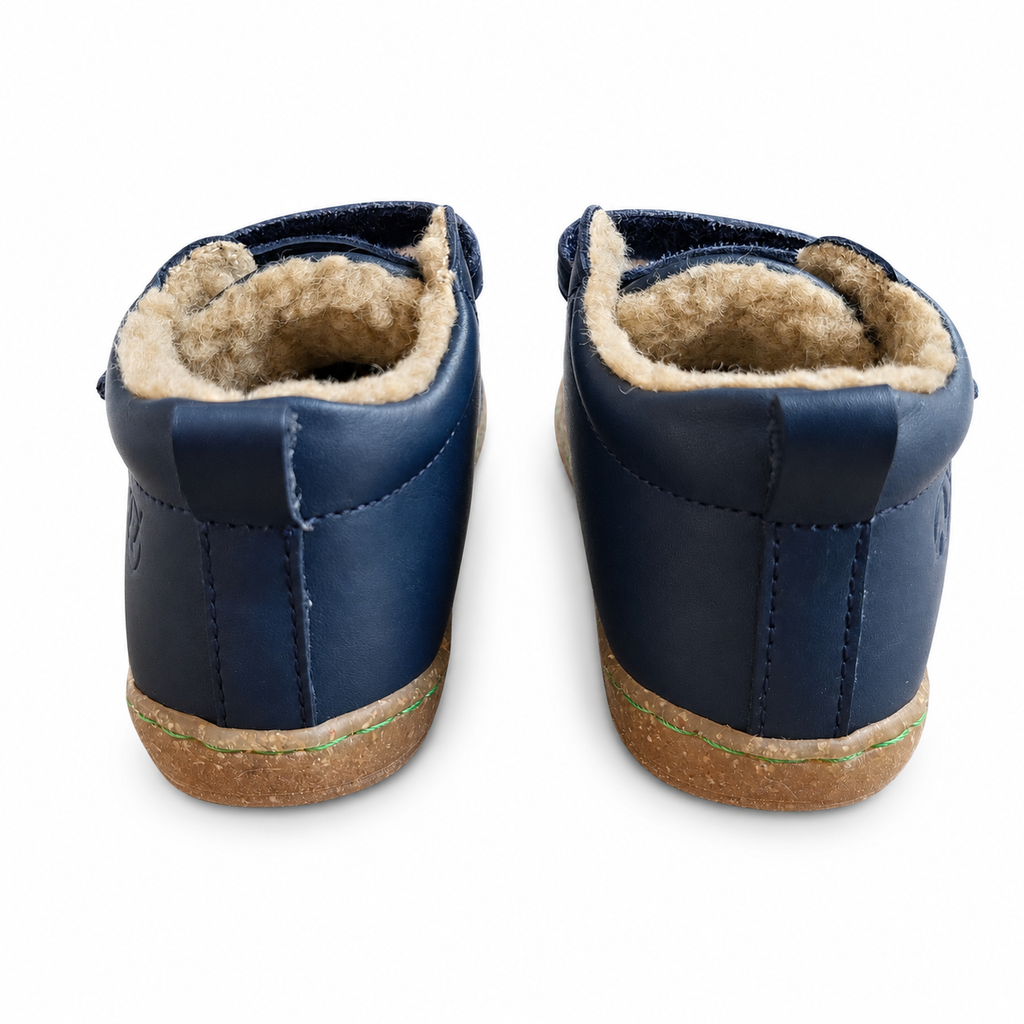 Naturino Windy Lauflernschuh Marineblau gefüttert – Klett