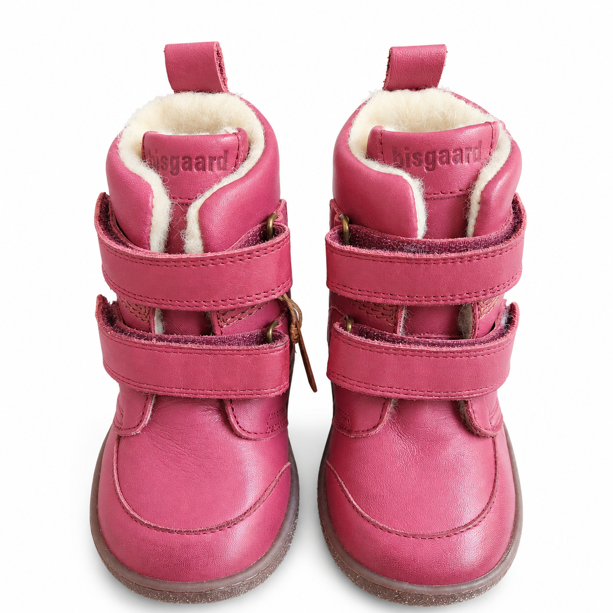 Bisgaard Salme Winterstiefel Pink gefüttert – Klettverschluss