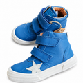 Bisgaard Cobalt High-Top Kindersneaker Blau – Klett