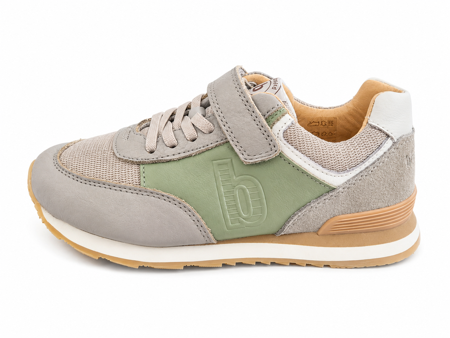 Bisgaard Walde Kindersneaker Grün Grau – Klett