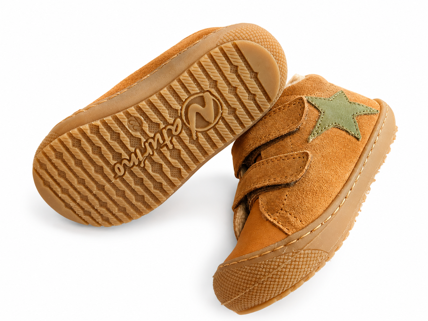Naturino Kolde 2 Lauflernschuh Cognac gefüttert – Klett