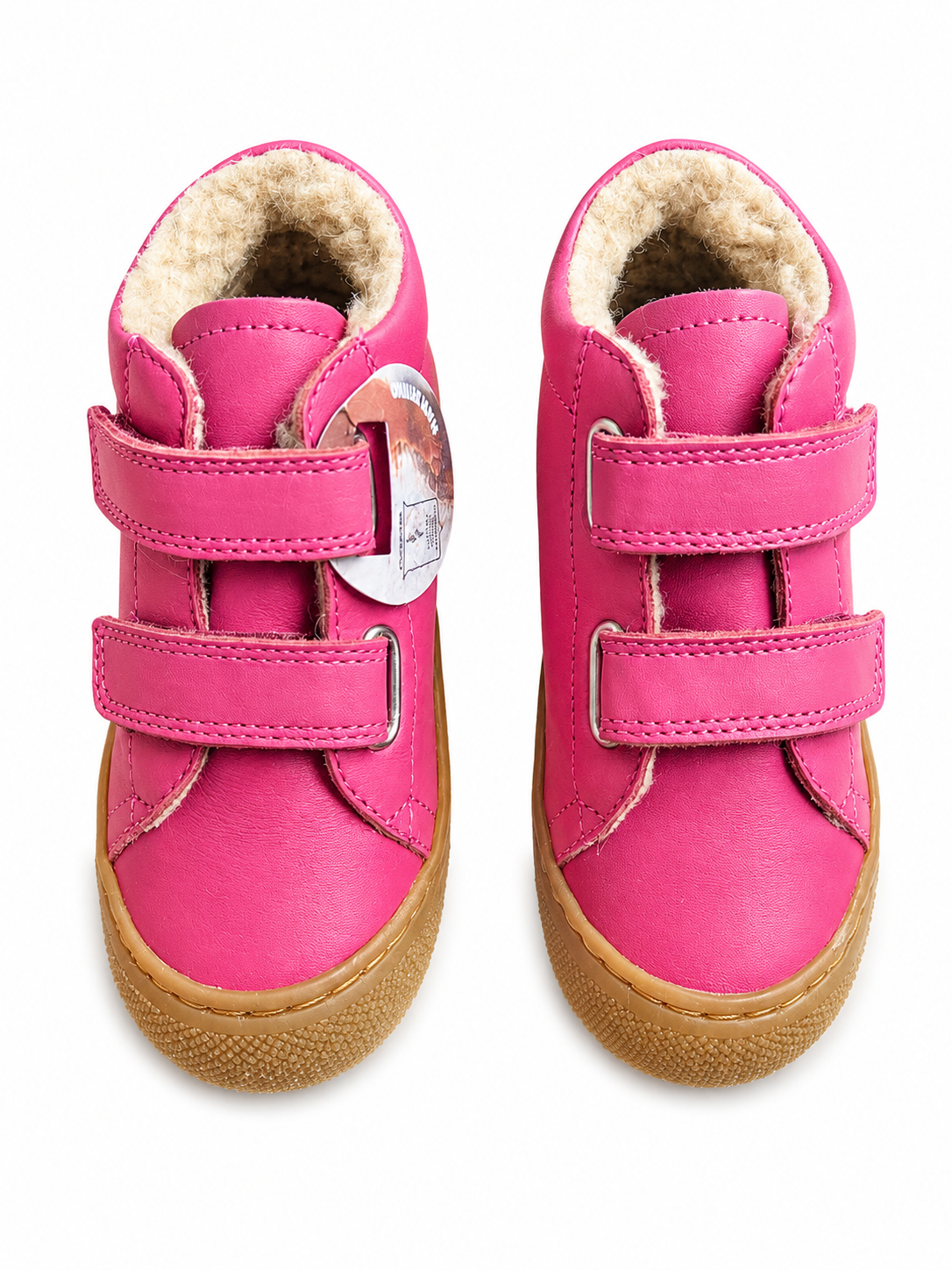 Naturino Cocoon Lauflernschuh Pink gefüttert – Klett