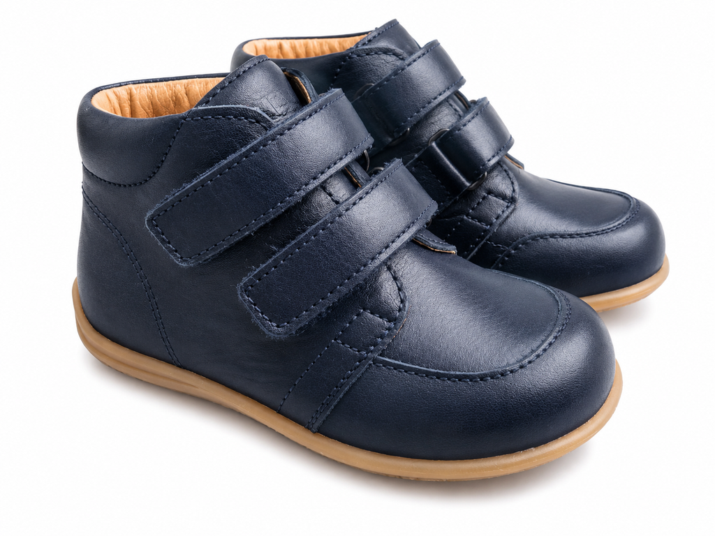 Bisgaard Lauflernschuh Marineblau – Klettverschluss