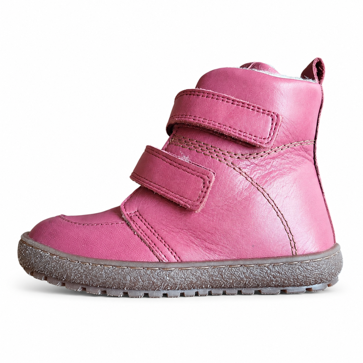 Bisgaard Salme Winterstiefel Pink gefüttert – Klettverschluss