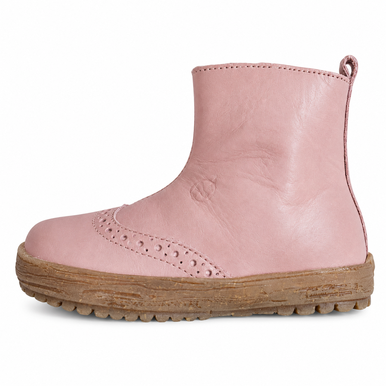 Kinder Chelsea Boots Dunes Altrosa gefüttert – Leder