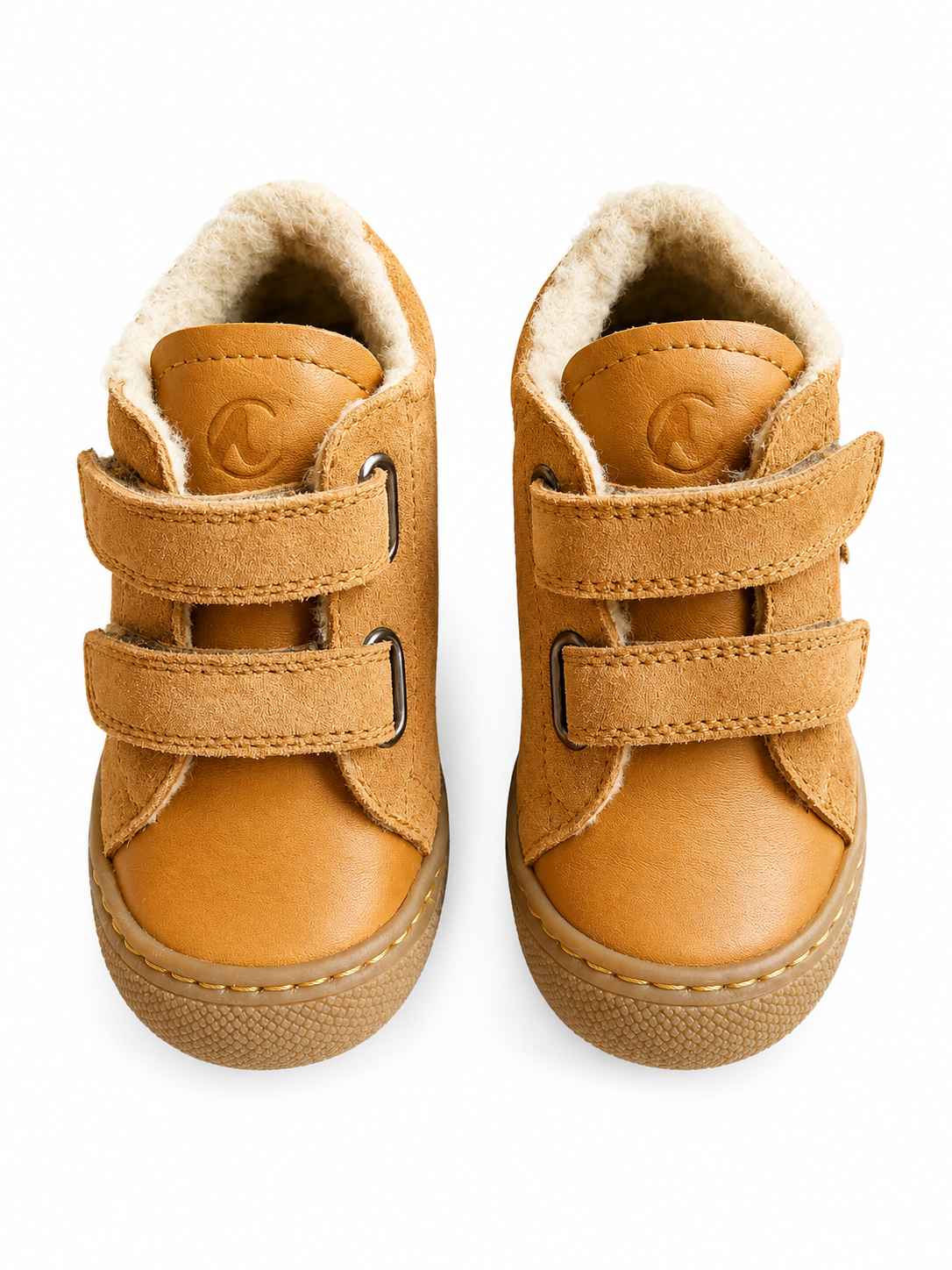 Naturino Kolde 2 Lauflernschuh Cognac gefüttert – Klett