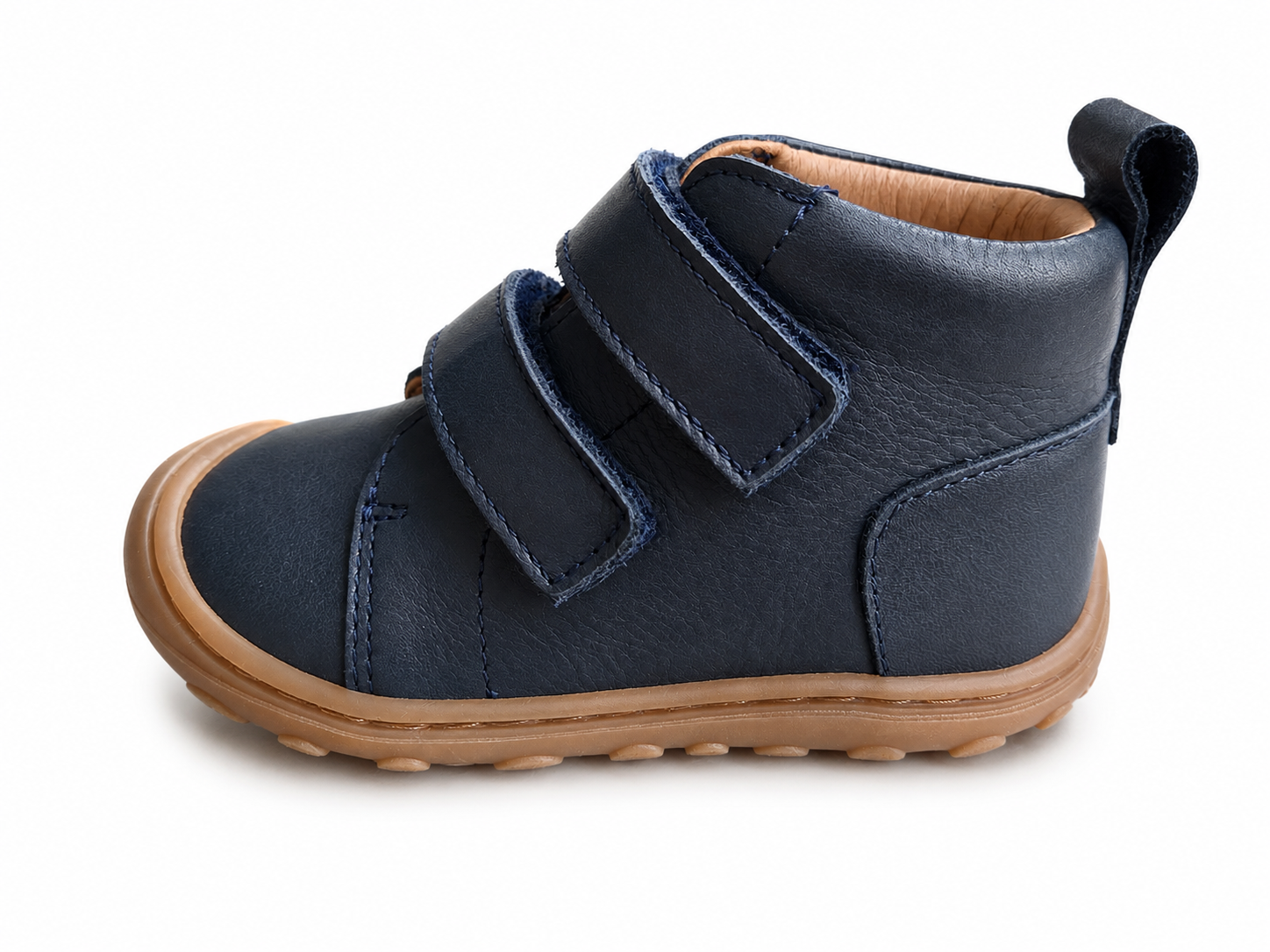 Bisgaard Lauflernschuh Marineblau – Klettverschluss