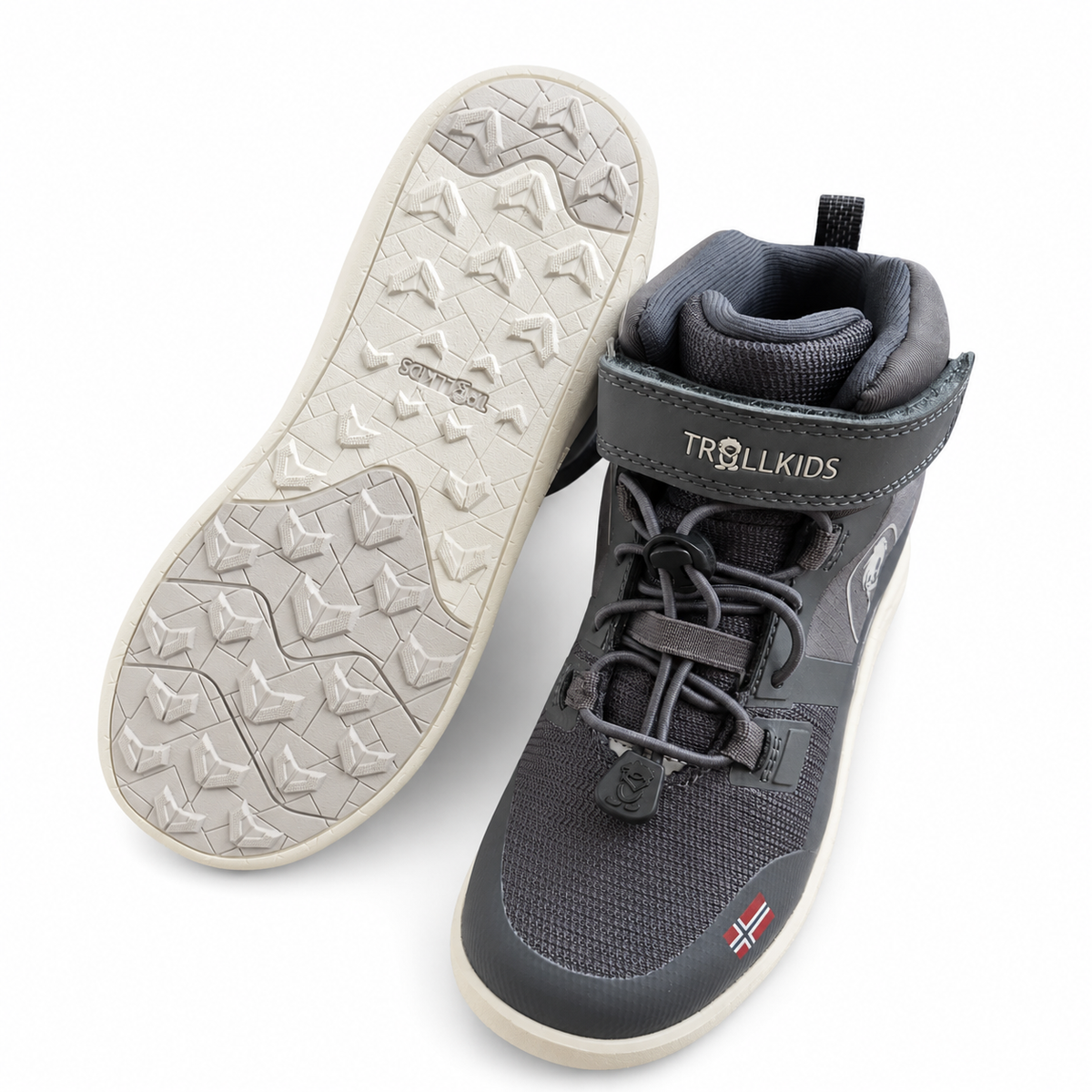 Trollkids Hovdenn Barefoot Winter Hiker Anthrazit gefüttert – Outdoor