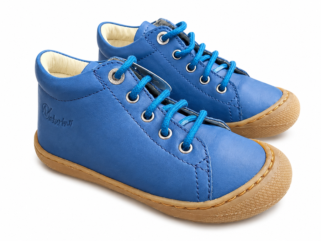 Naturino Coco Lauflernschuh Blau – Schnürung