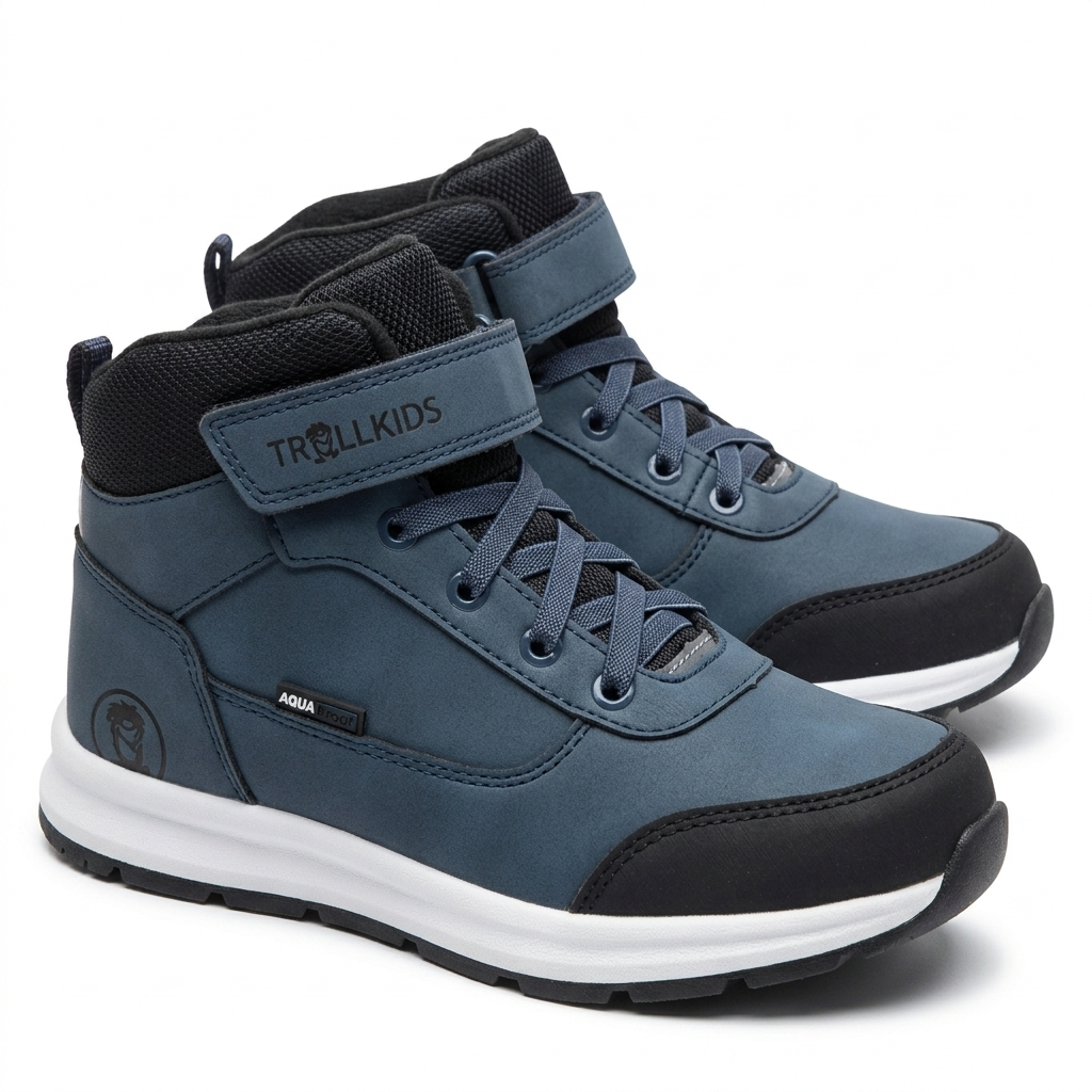 Trollkids Stavanger Mid Cut XT Winterboots Dunkelblau